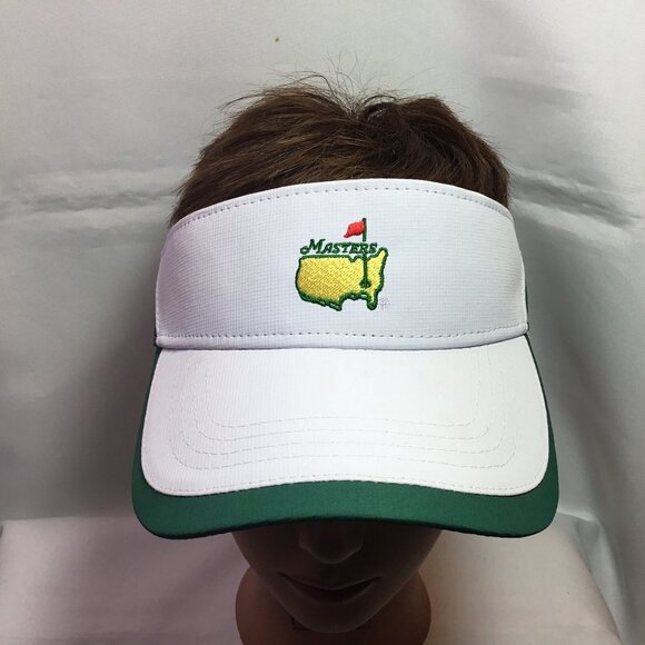 Masters White Adjustable Visor/Cap - Picture 1 of 8